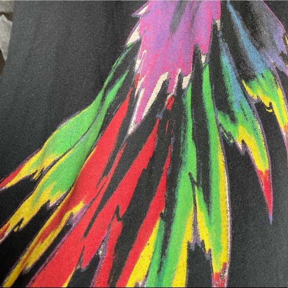 🦜🌴🦋💛Ed Hardy by Christian Audigier long tee🖤 - Picture 8 of 8